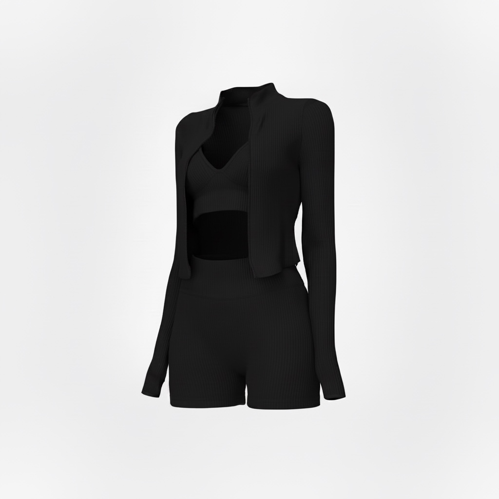 BXB 3 PIECE SHORTS SET