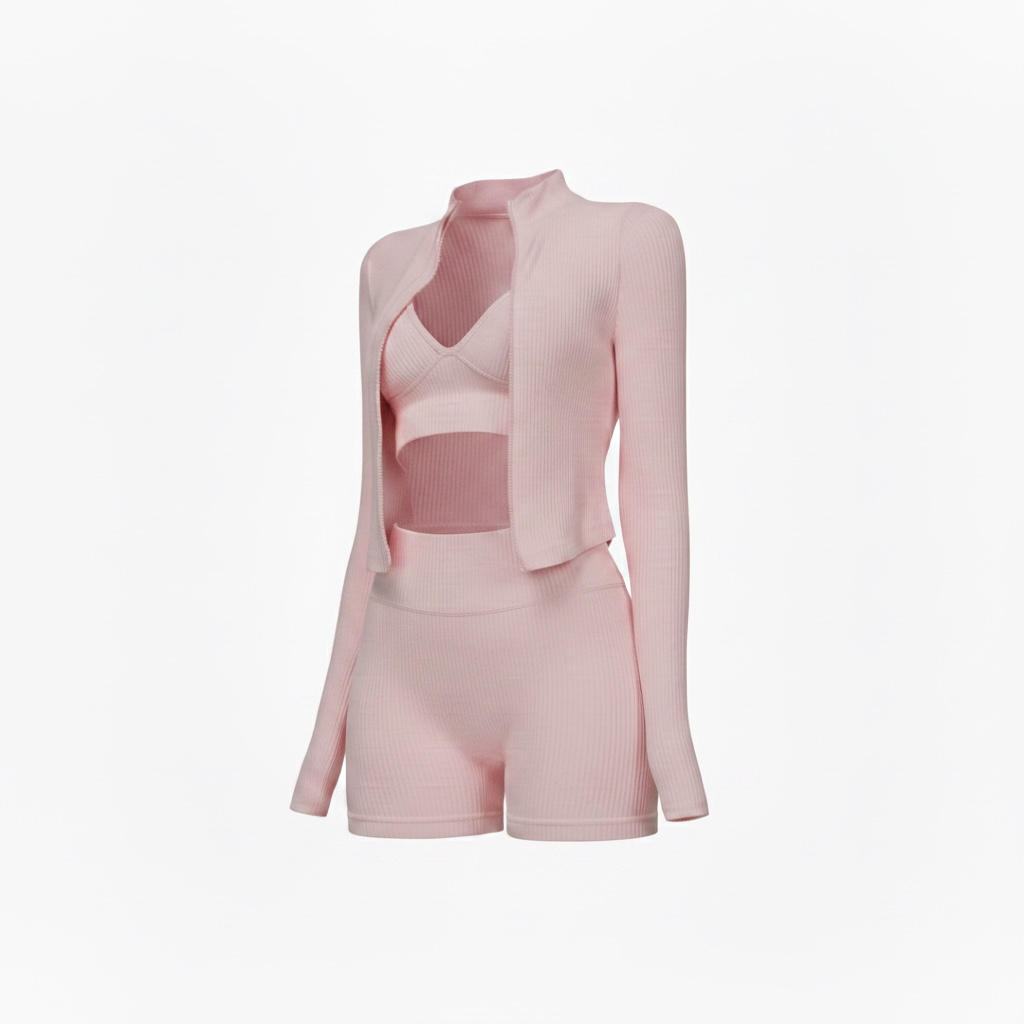 BXB 3 PIECE SHORTS SET