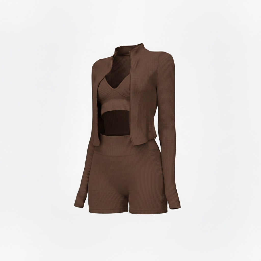 BXB 3 PIECE SHORTS SET