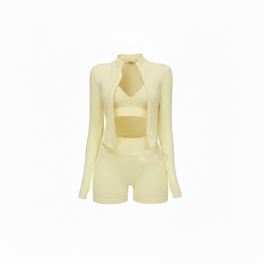 BXB 3 PIECE SHORTS SET