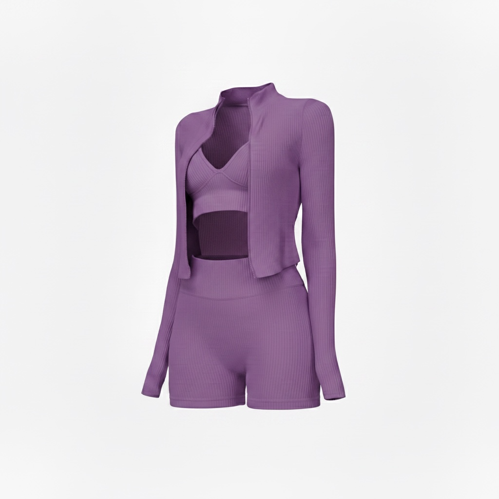BXB 3 PIECE SHORTS SET